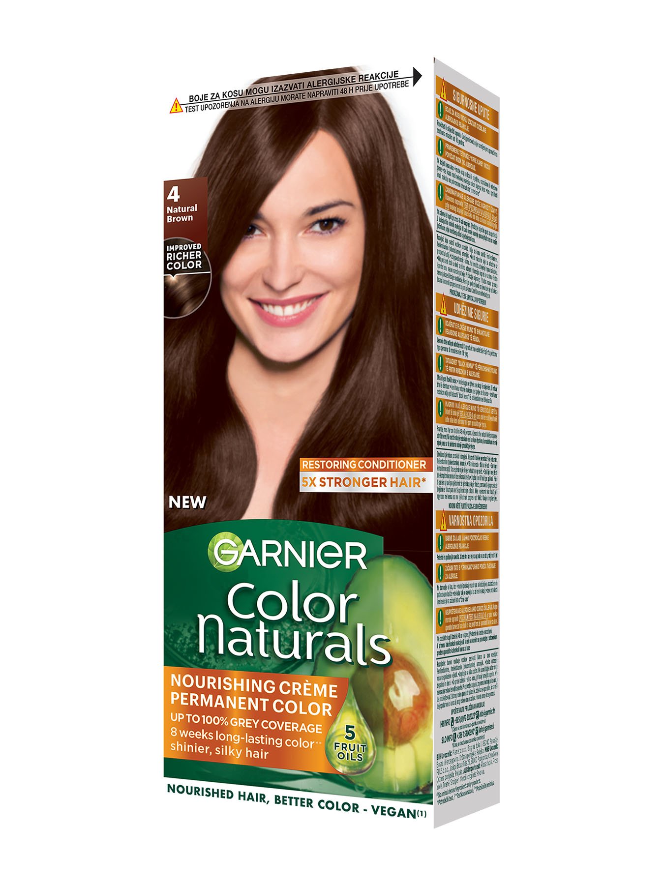 Garnier Color Naturals 4 Naravno rjava